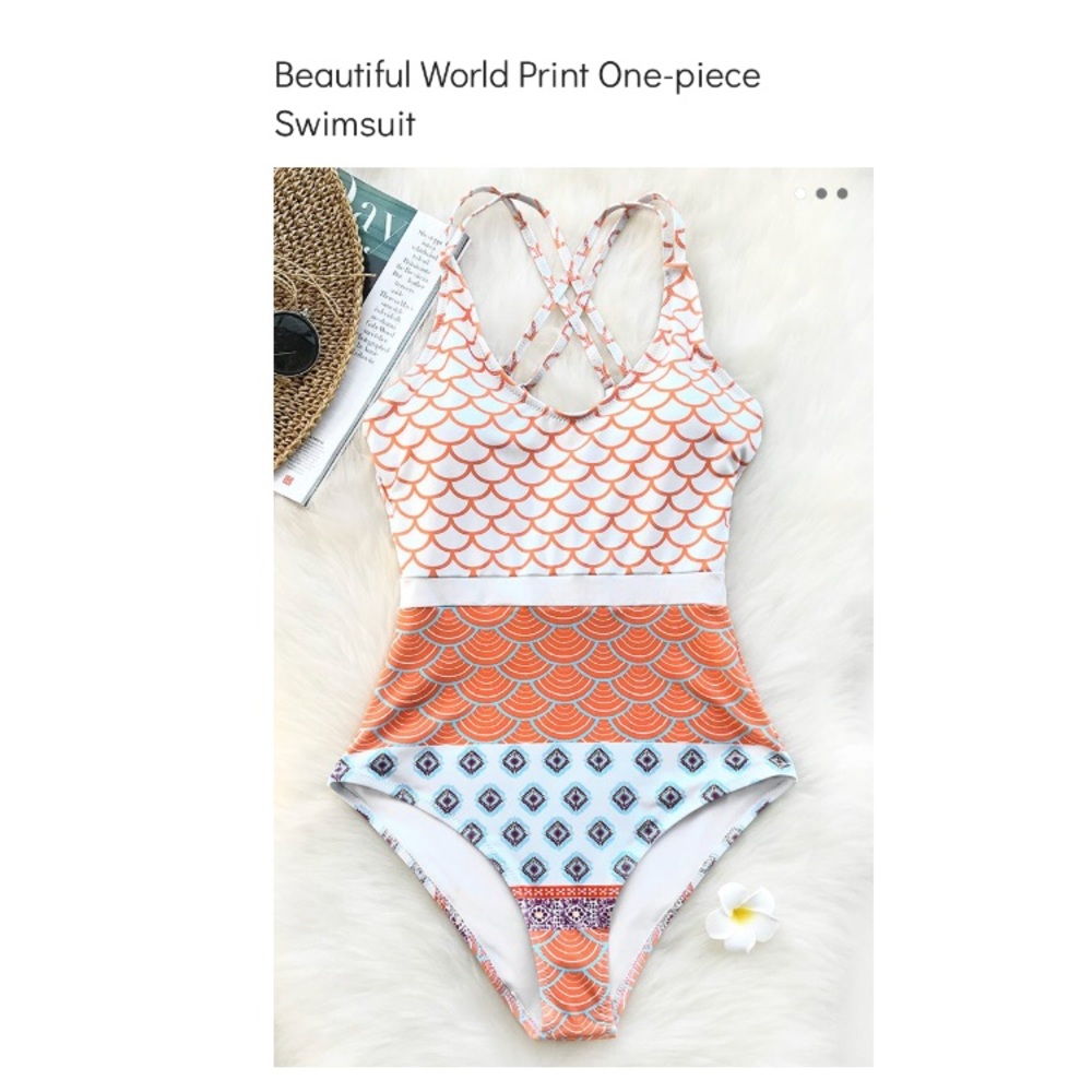 Cupshe one-piece swim suit